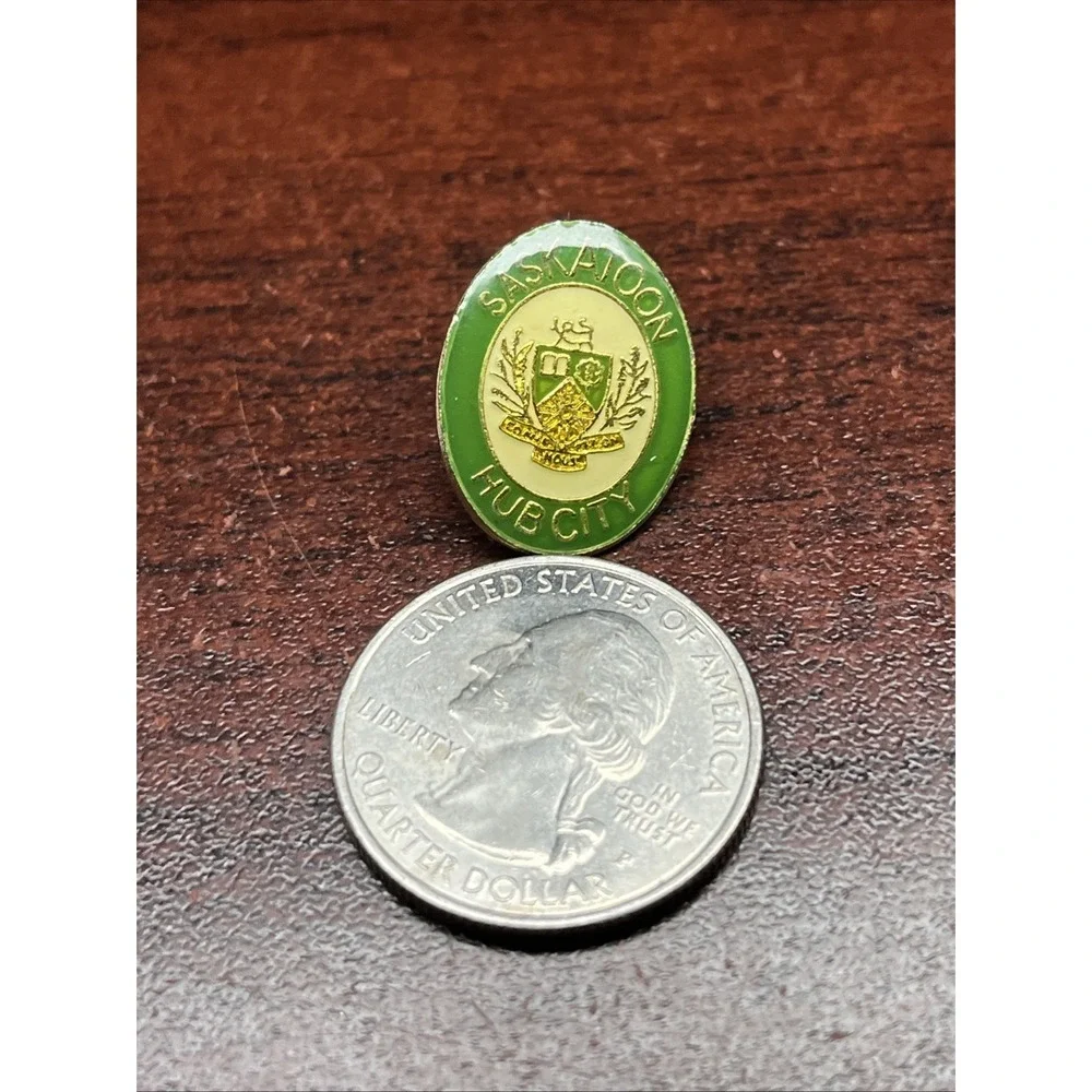 Saskatoon Canada Hub City‎ Lapel Hat Pin